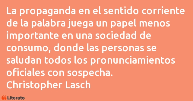 Frases de Christopher Lasch