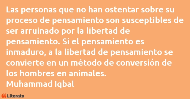 Frases de Muhammad Iqbal