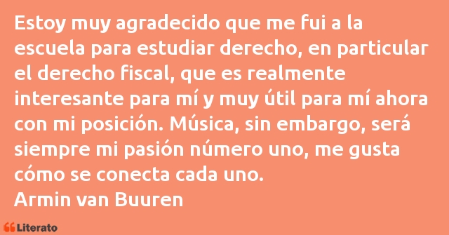 Frases de Armin van Buuren