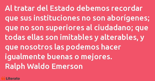 Frases de Ralph Waldo Emerson