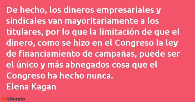 Frases de Elena Kagan