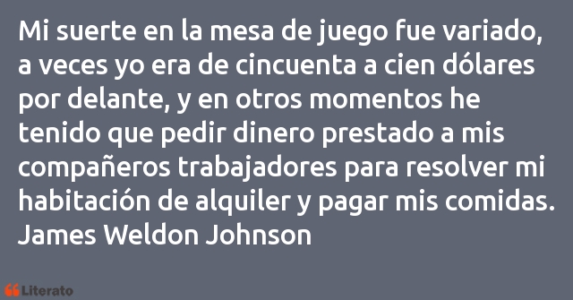 Frases de James Weldon Johnson