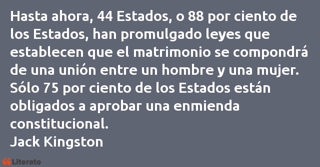 Frases de Jack Kingston