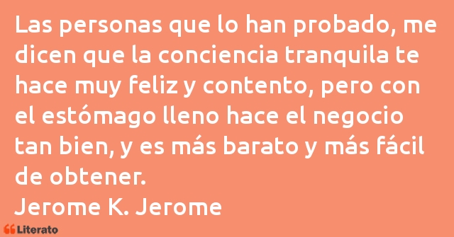 Frases de Jerome K. Jerome