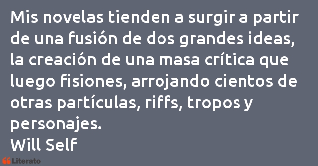 Frases de Will Self