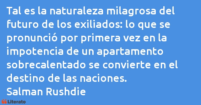 Frases de Salman Rushdie