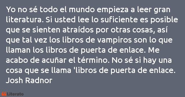 Frases de Josh Radnor