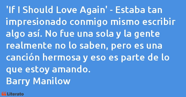 Frases de Barry Manilow