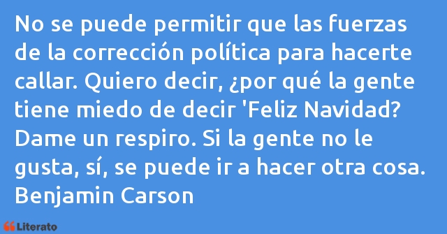 Frases de Benjamin Carson