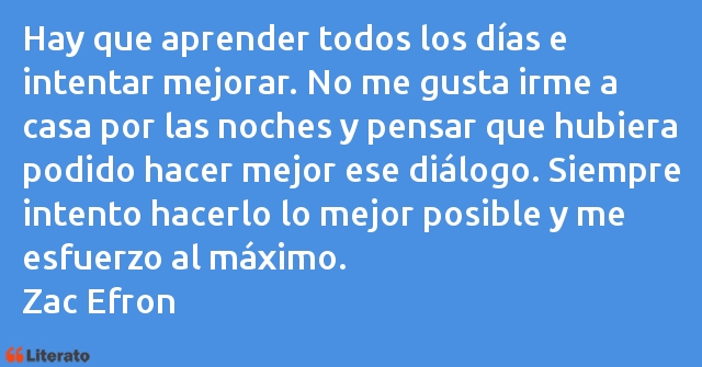 Frases de Zac Efron