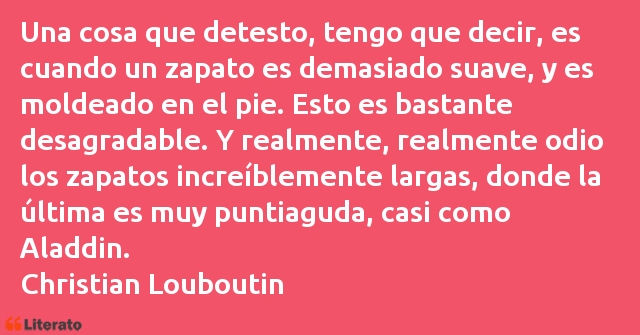 Frases de Christian Louboutin