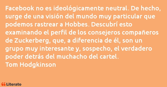 Frases de Tom Hodgkinson