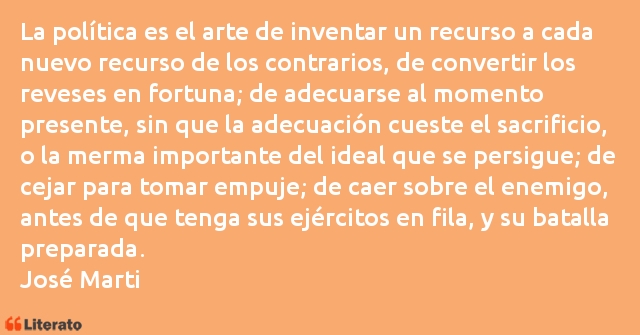 Frases de José Martí