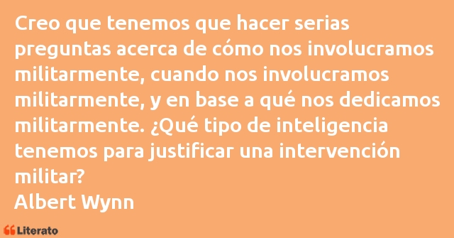 Frases de Albert Wynn