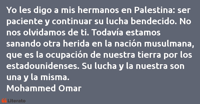 Frases de Mohammed Omar