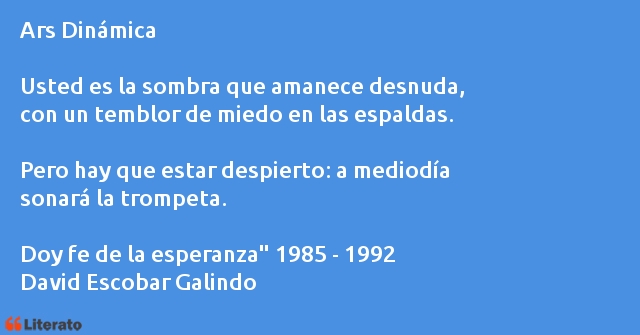 Frases de David Escobar Galindo