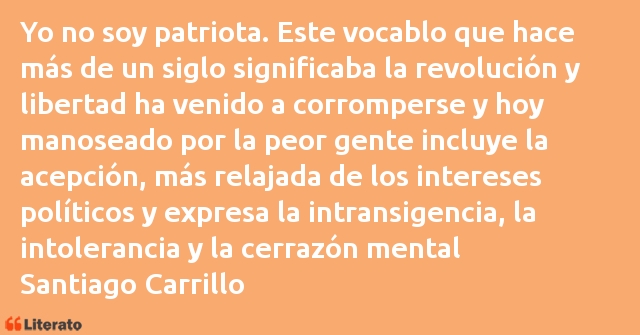 Frases de Santiago Carrillo