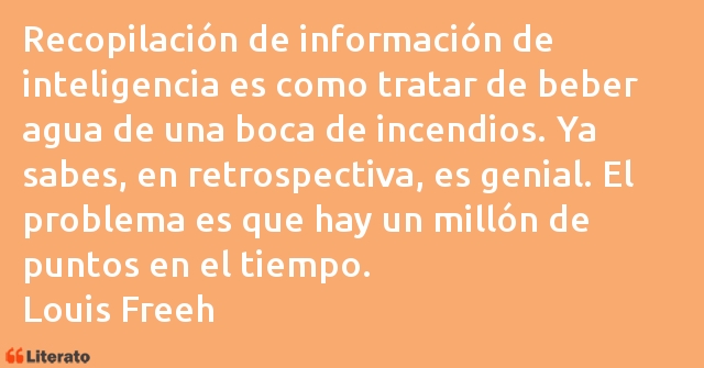Frases de Louis Freeh