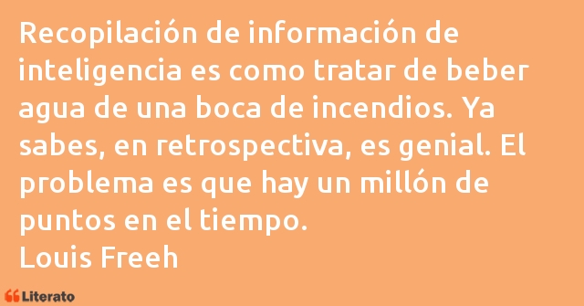 Frases de Louis Freeh