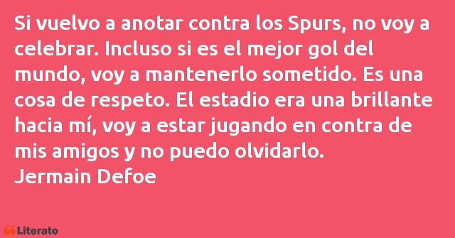 Frases de Jermain Defoe