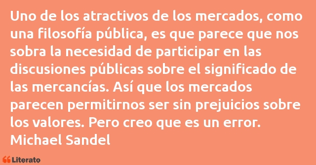 Frases de Michael Sandel