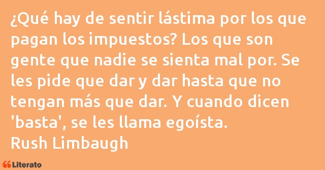 Frases de Rush Limbaugh