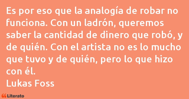 Frases de Lukas Foss