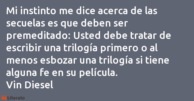 Frases de Vin Diesel