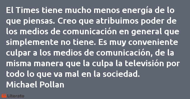 Frases de Michael Pollan