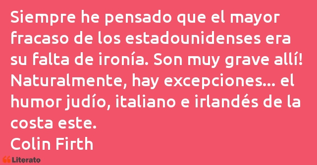 Frases de Colin Firth