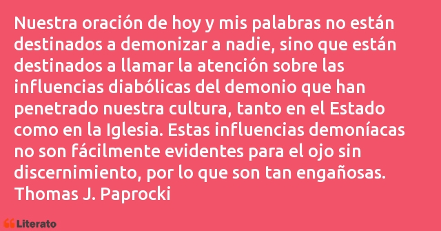 Frases de Thomas J. Paprocki