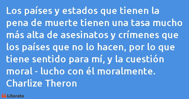 Frases de Charlize Theron