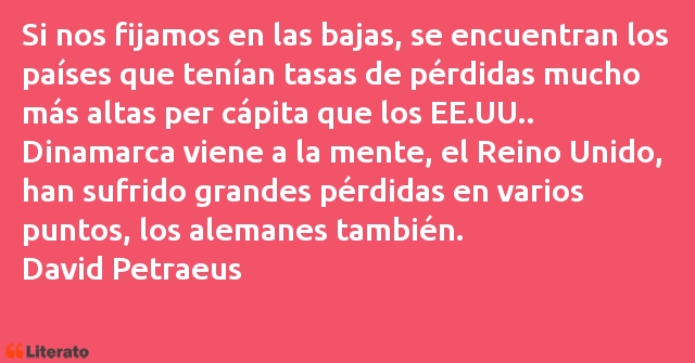 Frases de David Petraeus