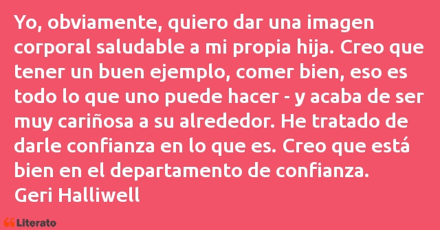 Frases de Geri Halliwell