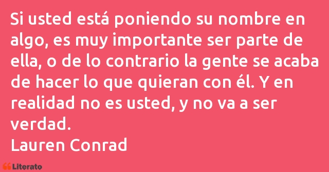 Frases de Lauren Conrad