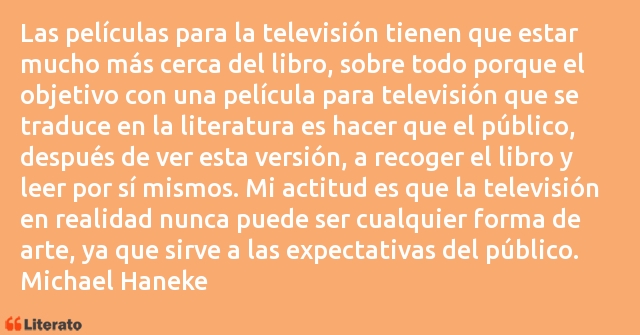 Frases de Michael Haneke