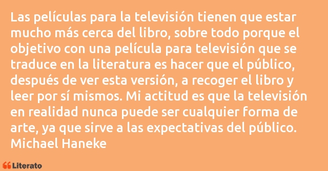 Frases de Michael Haneke