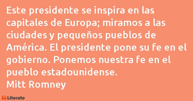 Frases de Mitt Romney