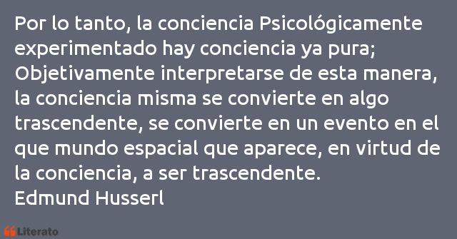 Frases de Edmund Husserl