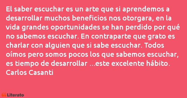 Frases de Carlos Casanti