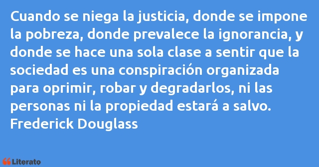 Frases de Frederick Douglass