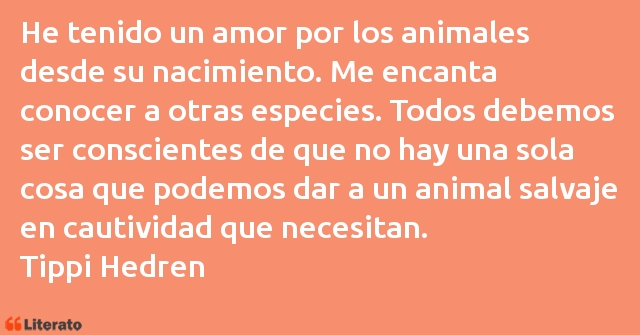 Frases de Tippi Hedren