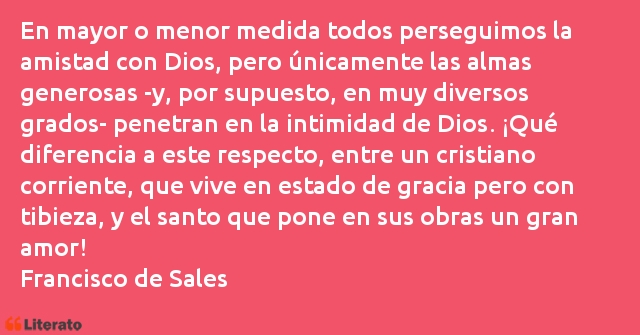 Frases de Francisco de Sales