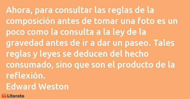 Frases de Edward Weston