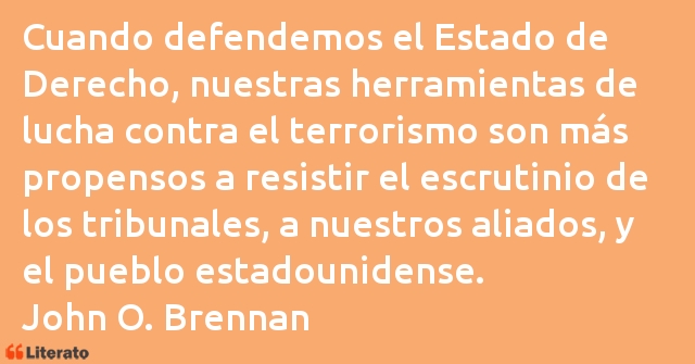 Frases de John O. Brennan