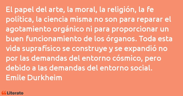 Frases de Emile Durkheim