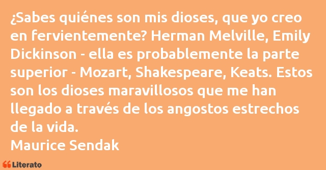 Frases de Maurice Sendak