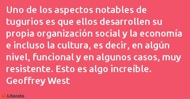 Frases de Geoffrey West