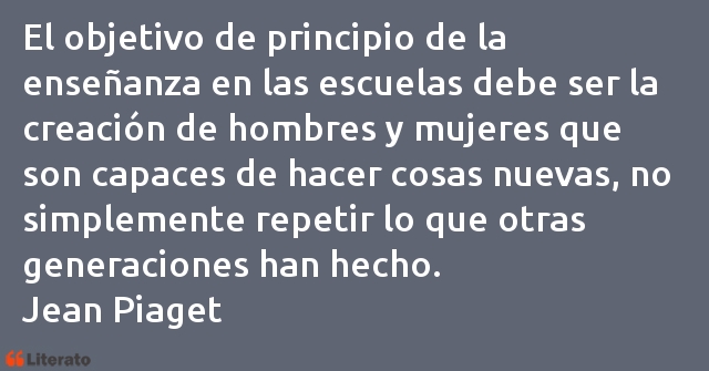 Frases de Jean Piaget