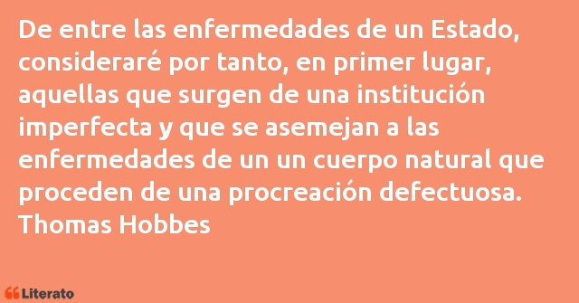 Frases de Thomas Hobbes